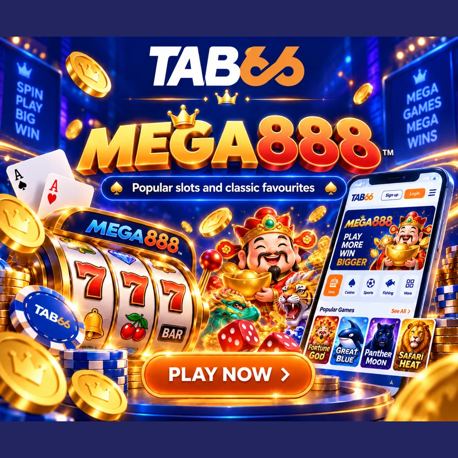 Mega888 at TAB66, played in ringgit